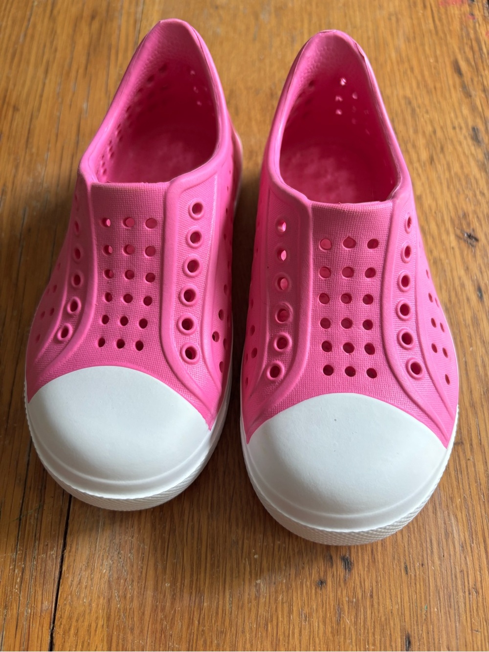 New Wonder Nation Size 7-8 Toddler Pink Slip-On Shoes